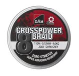 Dam | Crosspower | 8 Braid | Dark Grey | 300m | 0.22mm - 13.5 kilo