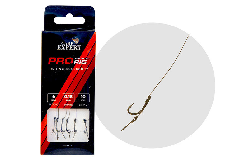 CARP EXPERT | PRO METHOD FEEDER | Haak 10 - Sting 7 | 6PCS