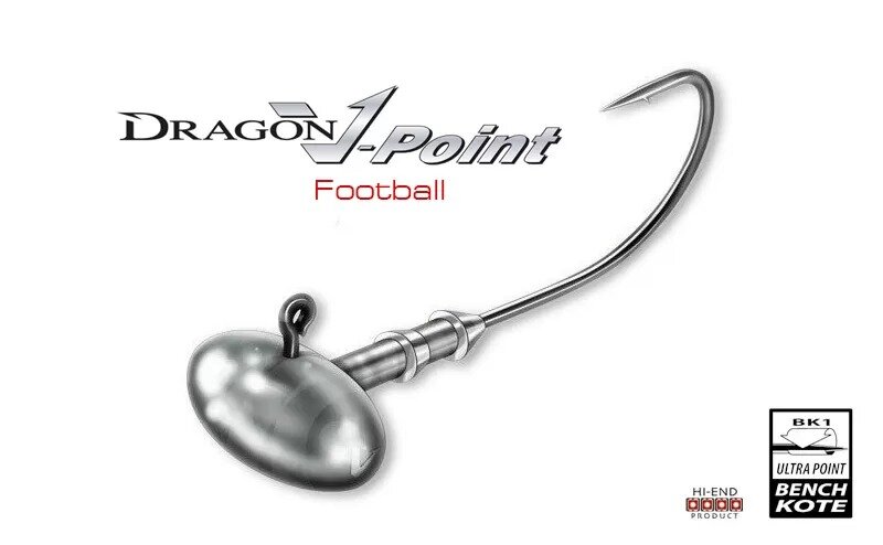 DRAGON | V-POINT | FOOTBALL | SIZE 2/0 | 5 GRAM | 3 PCS
