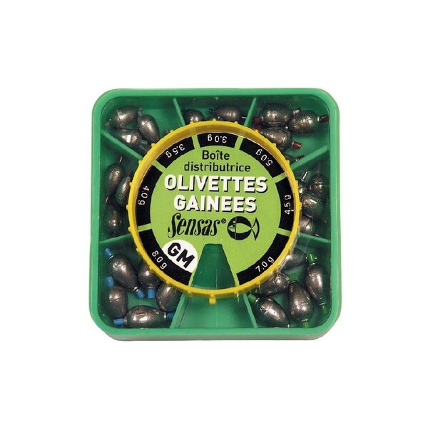 Sensas | Oval Olivettes | Dispenser Box | GM