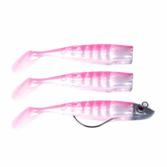 DLT | Soft Invasion | Shad | Pink | 11 cm | 3 Stuks
