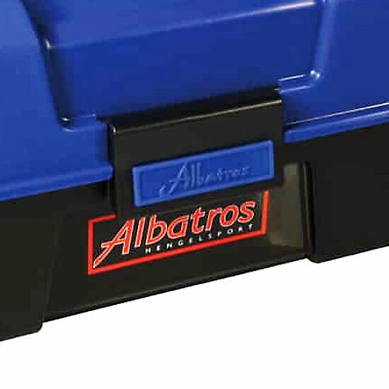 Albatros | Viskoffer | 2 Laden | 36 x 18 x 17 cm | Blauw