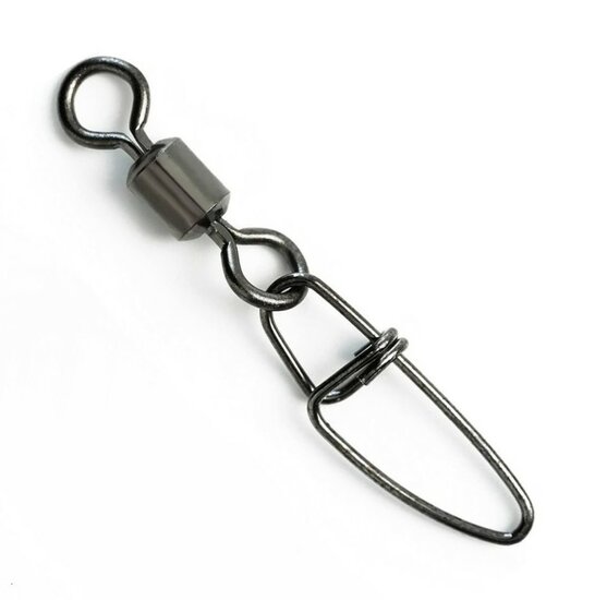 CARP EXPERT | BARREL SWIVEL - CROSSLOCK SNAP | Maat 6 | 6 stuks