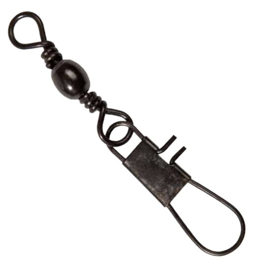 CARP EXPERT | BARREL SWIVEL - INTERLOCK SNAP | Maat 8 | 10 stuks