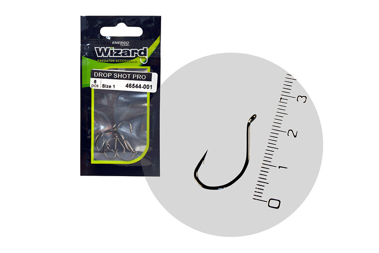Wizard Drop Shot PRO Haken size 1